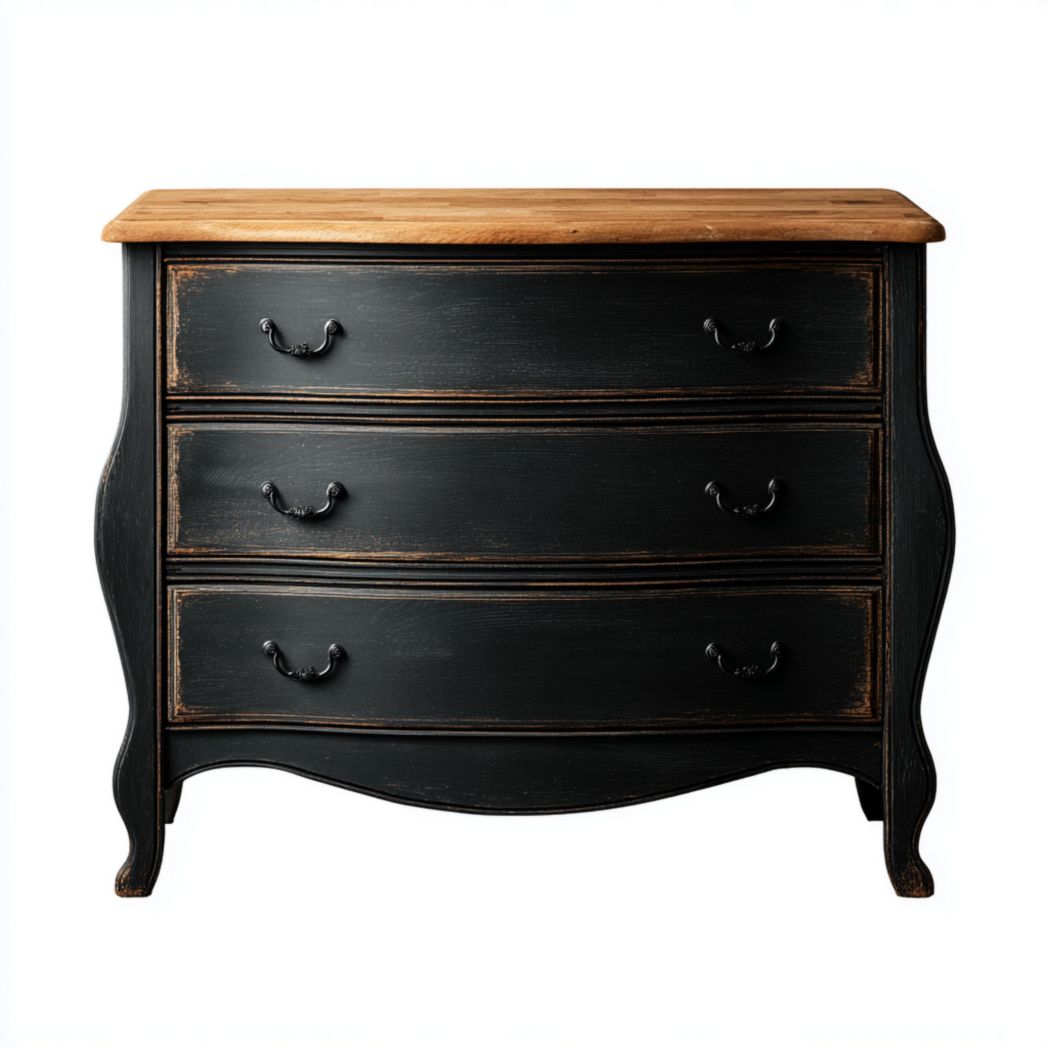 Dressoir van hout voor de woonkamer met drie lades - 80 x 40 x 75cm