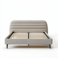 Bedframe met gestoffeerde hoofdbord voor de slaapkamer - 200 x 160 x 100cm